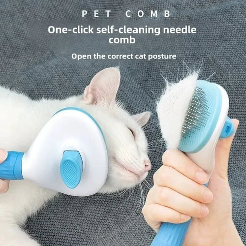 2-in-1 Pet Grooming & Deshedding Brush