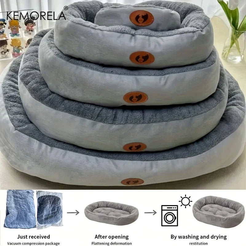 Oval Snuggle Pet Bed