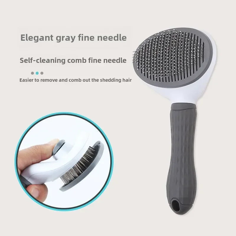 2-in-1 Pet Grooming & Deshedding Brush