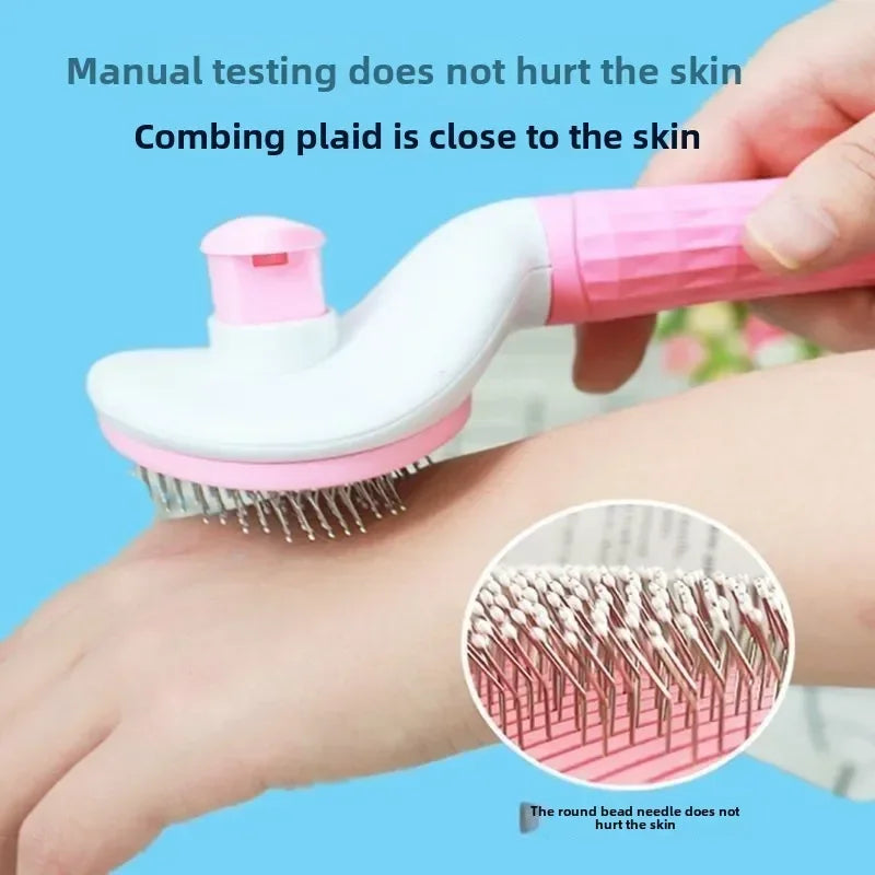 2-in-1 Pet Grooming & Deshedding Brush